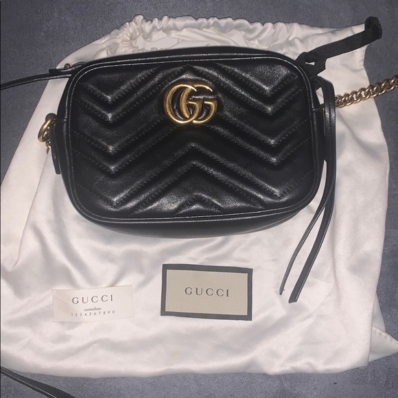 Gucci Handbags - Gucci marmont small camera bag